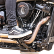 Load image into Gallery viewer, Thrashin Supply Co. Billet Brake Arm - Black - FL/FX - Back View