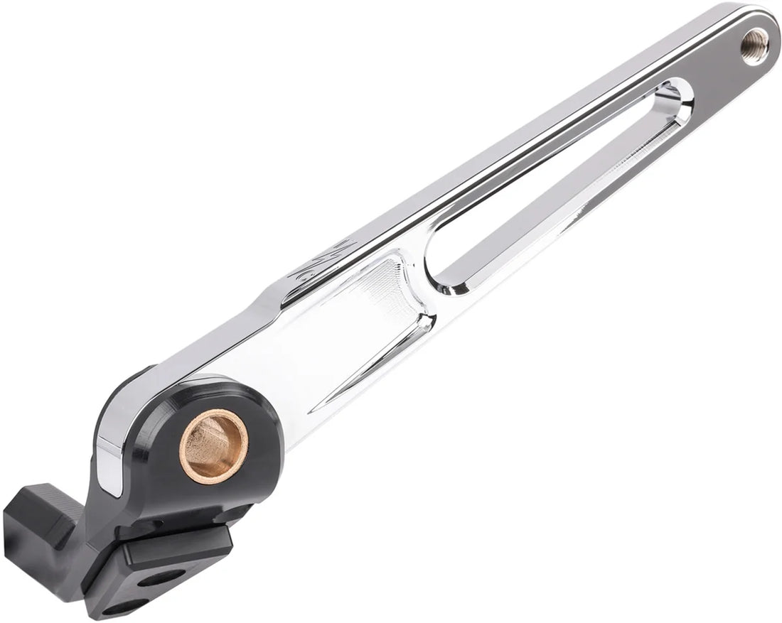 Thrashin Supply Co. Billet Brake Arm - Chrome - FL/FX - Side View