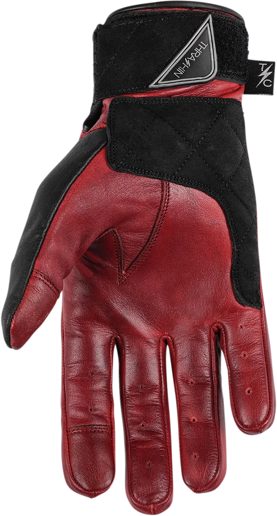 Thrashin Supply Co. Boxer Gloves - Red - 2XL - Side View
