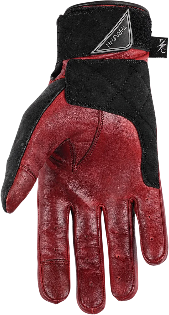 Thrashin Supply Co. Boxer Gloves - Red - Large - Side View
