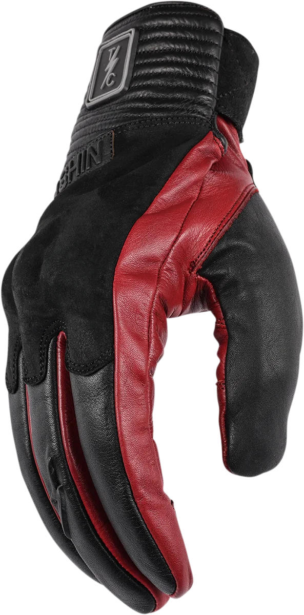 Thrashin Supply Co. Boxer Gloves - Red - Small - Back View
