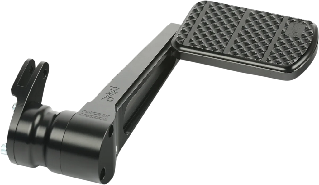 Thrashin Supply Co. Brake Pedal Pad Mount - Black - Back View