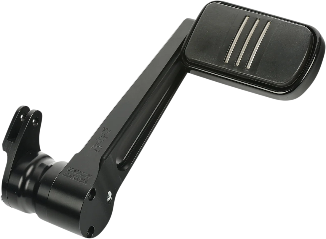 Thrashin Supply Co. Brake Pedal Pad Mount - Black - Installation View