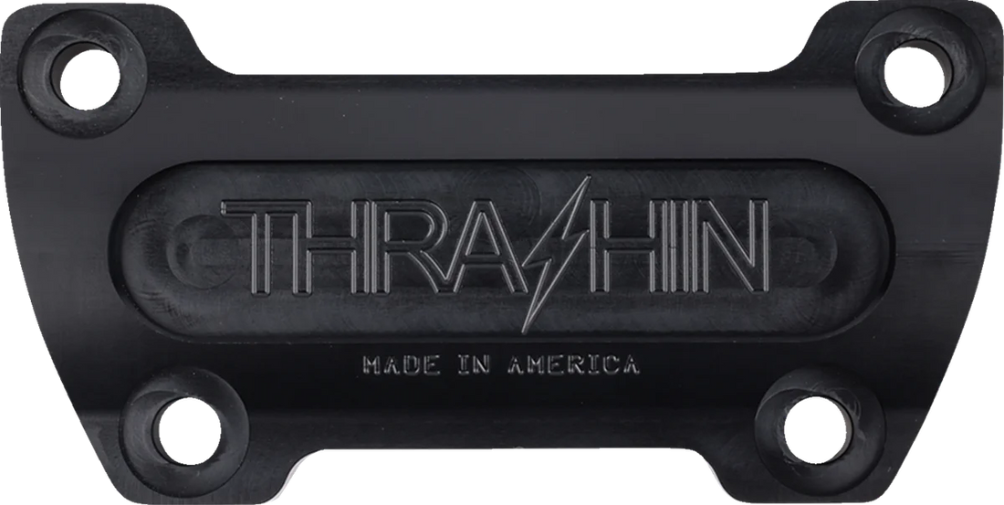 Thrashin Supply Co. Clamp - Riser - OG - Chrome - Side View