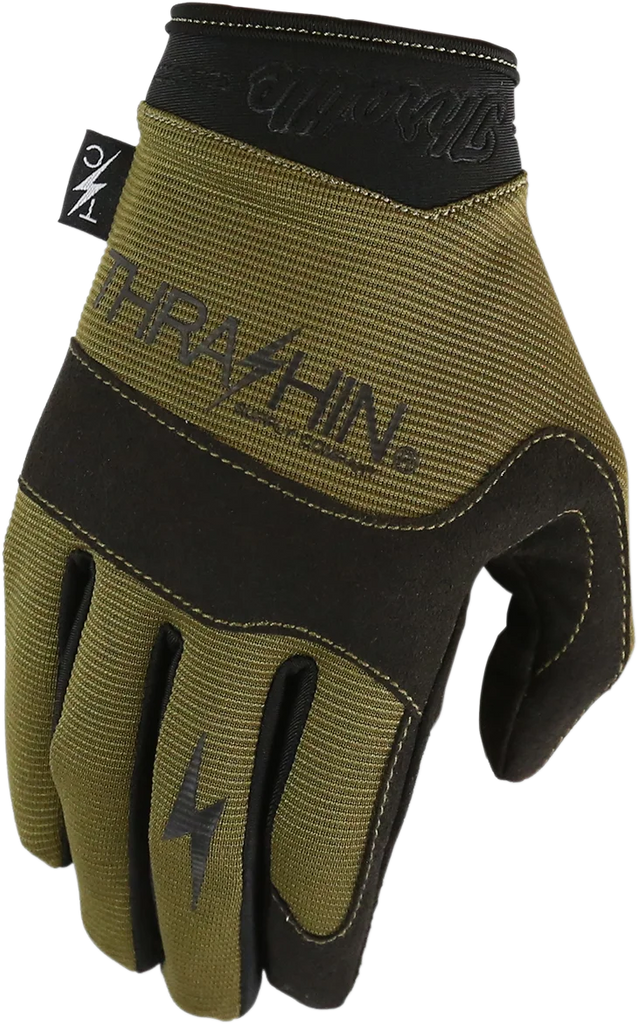 Thrashin Supply Co. Covert Gloves - Black - Small - Back View