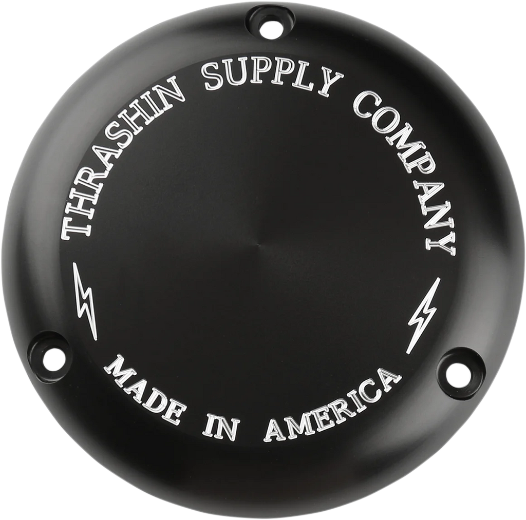 Thrashin Supply Co. Derby Cover - Black - Classic - Main Product View