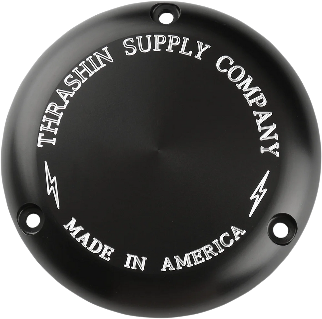 Thrashin Supply Co. Derby Cover - Polished - Classic - Side View