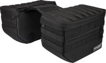 Load image into Gallery viewer, Thrashin Supply Co. Escape Saddlebags - Black - Main Product View