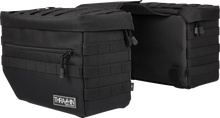 Load image into Gallery viewer, Thrashin Supply Co. Escape Saddlebags - Black - Installation View