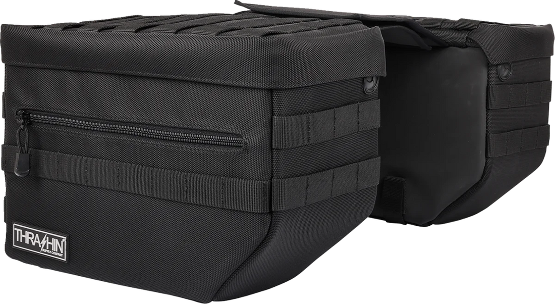 Thrashin Supply Co. Escape Saddlebags - Black - Additional View 7