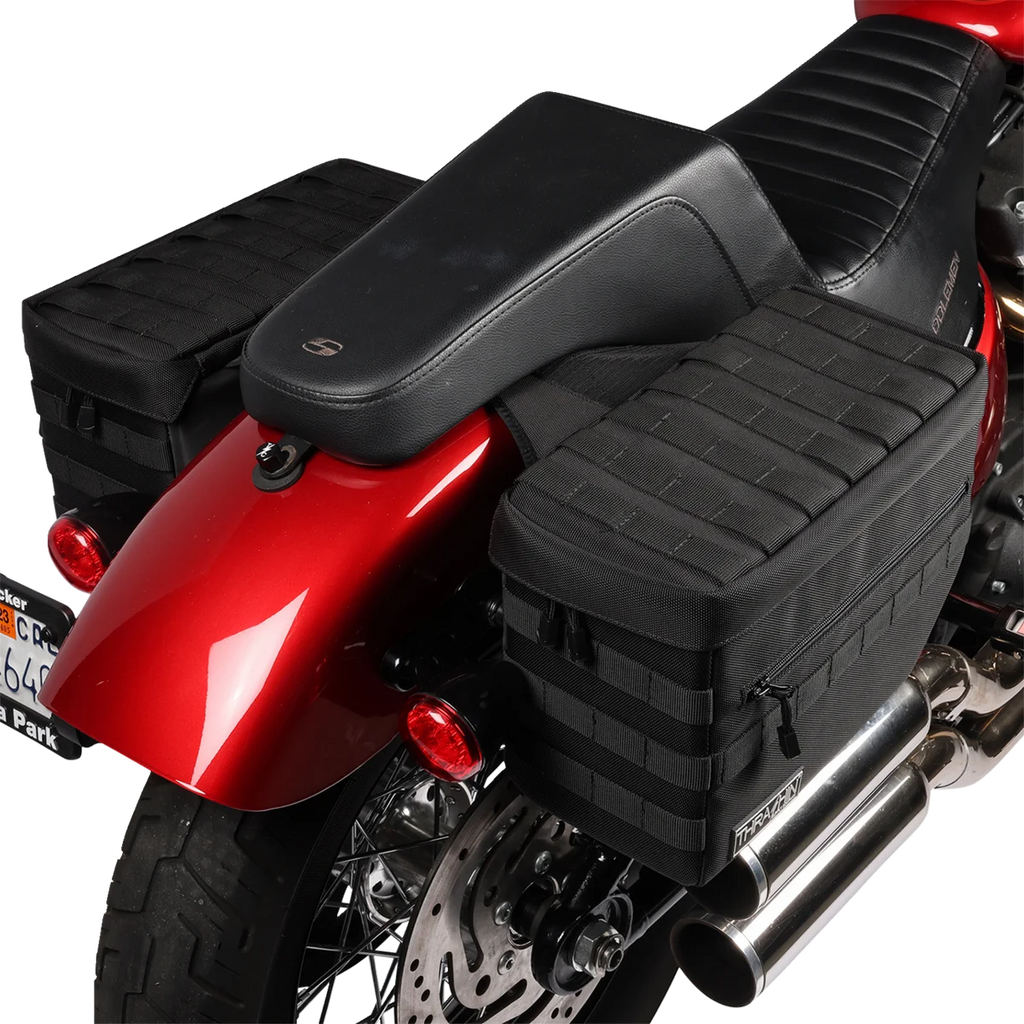 Thrashin Supply Co. Escape Saddlebags - Black - Additional View 9