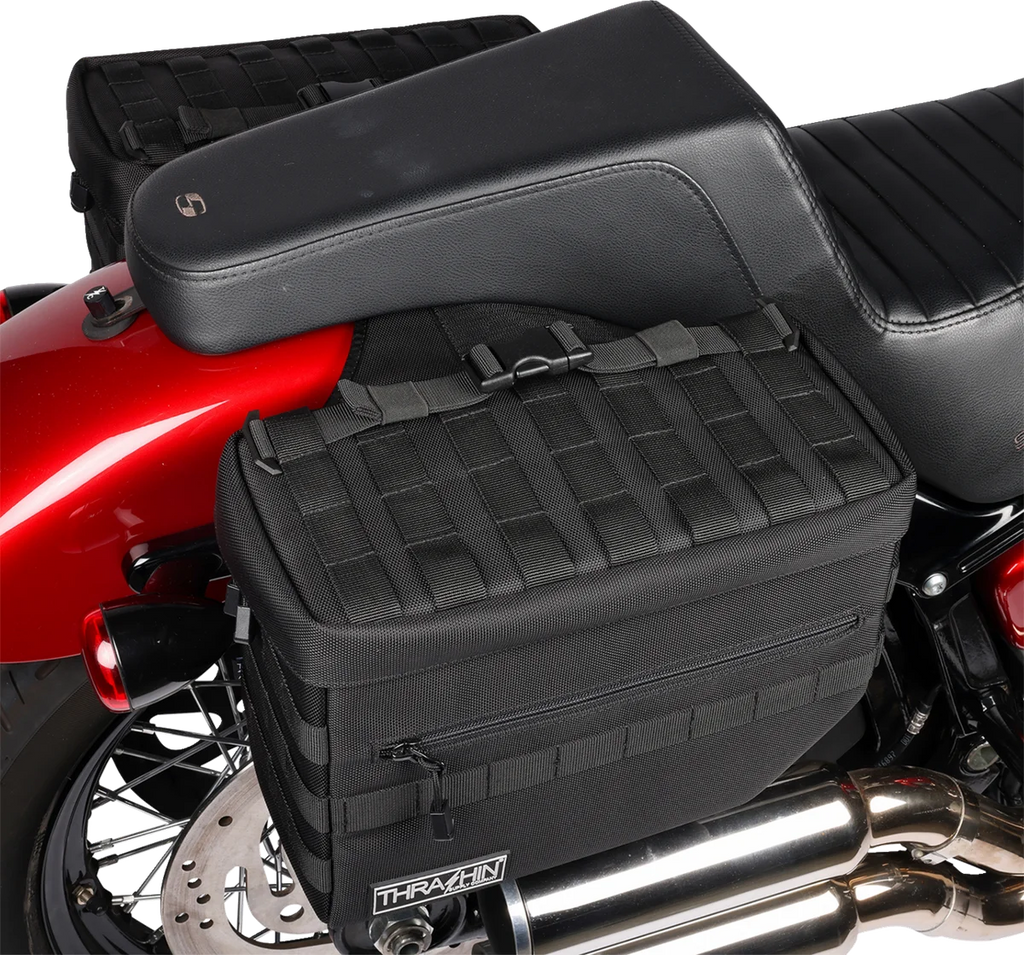 Thrashin Supply Co. Escape Saddlebags - Black - Additional View 10