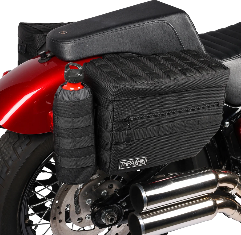 Thrashin Supply Co. Escape Saddlebags - Black - Additional View 11
