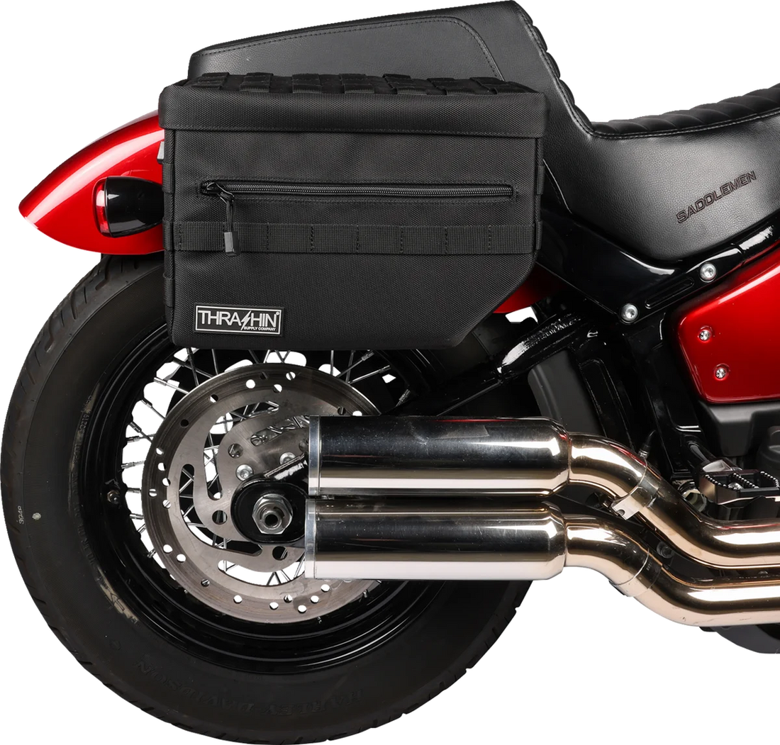 Thrashin Supply Co. Escape Saddlebags - Black - Additional View 13