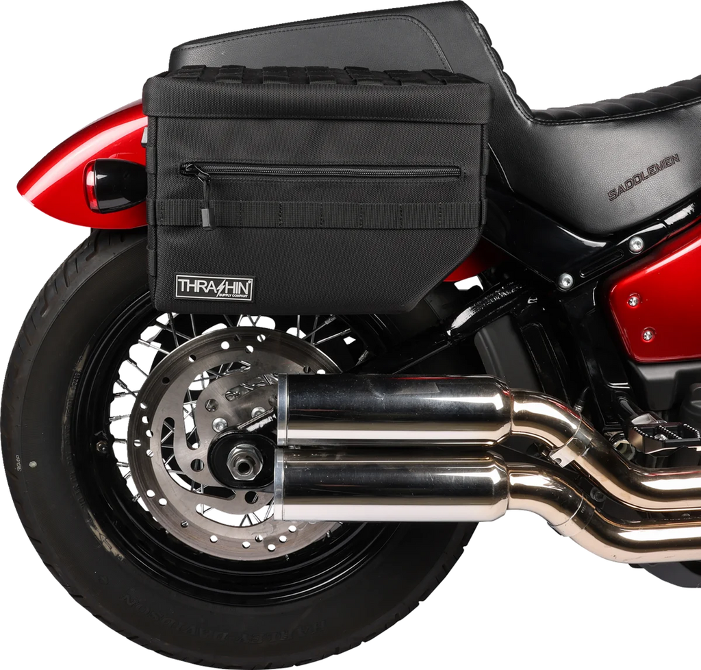 Thrashin Supply Co. Escape Saddlebags - Black - Additional View 13