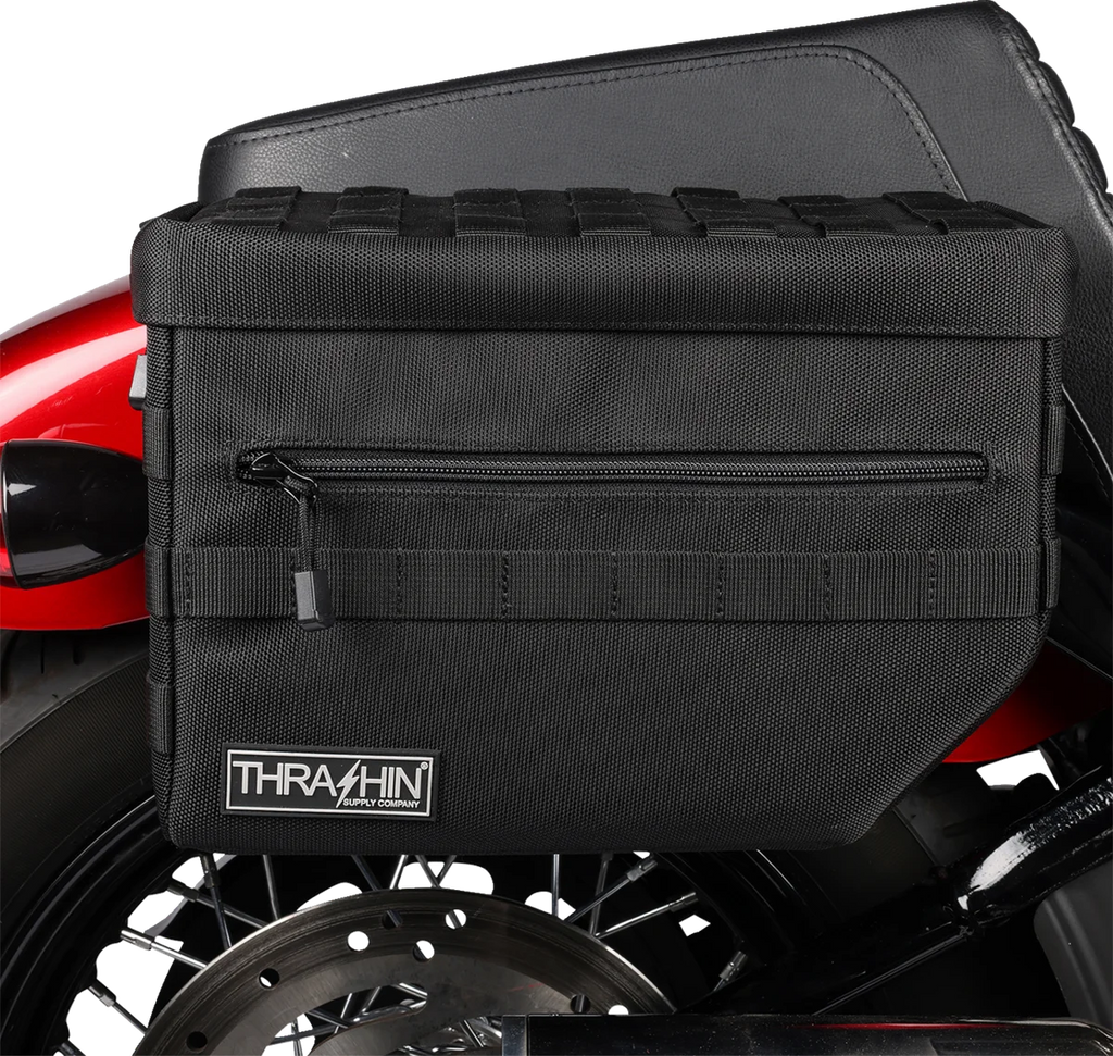 Thrashin Supply Co. Escape Saddlebags - Black - Additional View 14