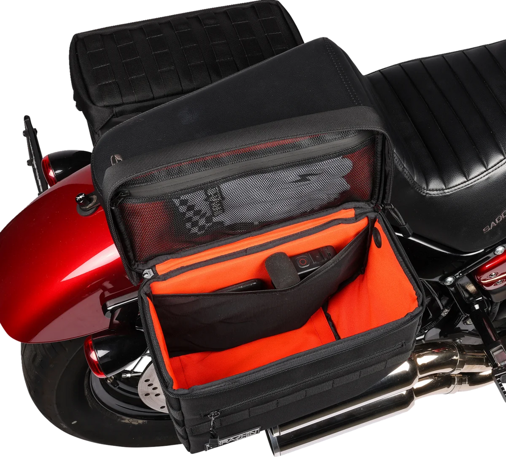 Thrashin Supply Co. Escape Saddlebags - Black - Additional View 15