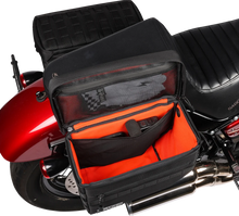 Load image into Gallery viewer, Thrashin Supply Co. Escape Saddlebags - Black - Additional View 15