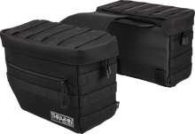 Load image into Gallery viewer, Thrashin Supply Co. Essential Saddlebags - Black - Main Product View