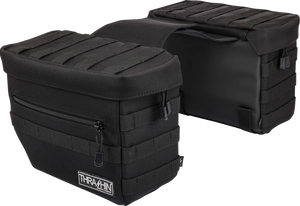 Thrashin Supply Co. Essential Saddlebags - Black - Main Product View