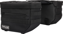 Load image into Gallery viewer, Thrashin Supply Co. Essential Saddlebags - Black - Side View