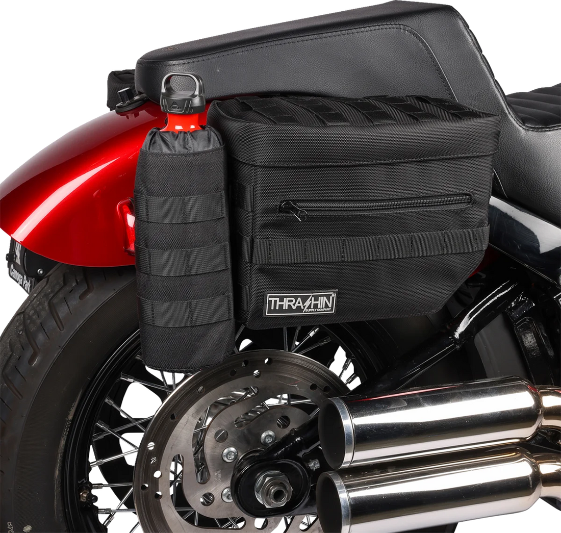 Thrashin Supply Co. Essential Saddlebags - Black - Additional View 15