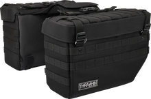 Load image into Gallery viewer, Thrashin Supply Co. Expedition Saddlebags - Black - Side View