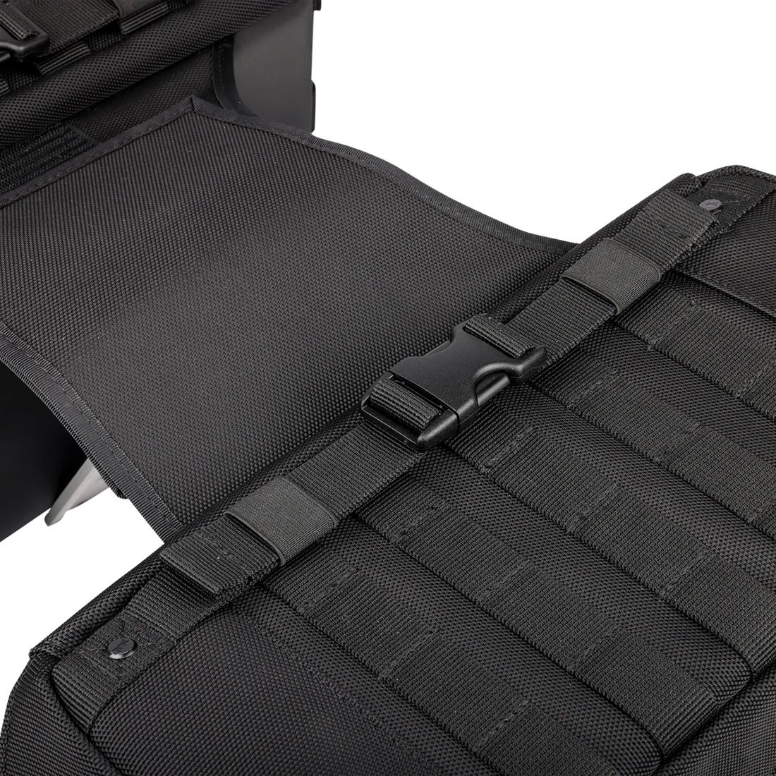 Thrashin Supply Co. Expedition Saddlebags - Black - Back View