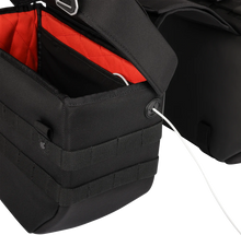 Load image into Gallery viewer, Thrashin Supply Co. Expedition Saddlebags - Black - Installation View