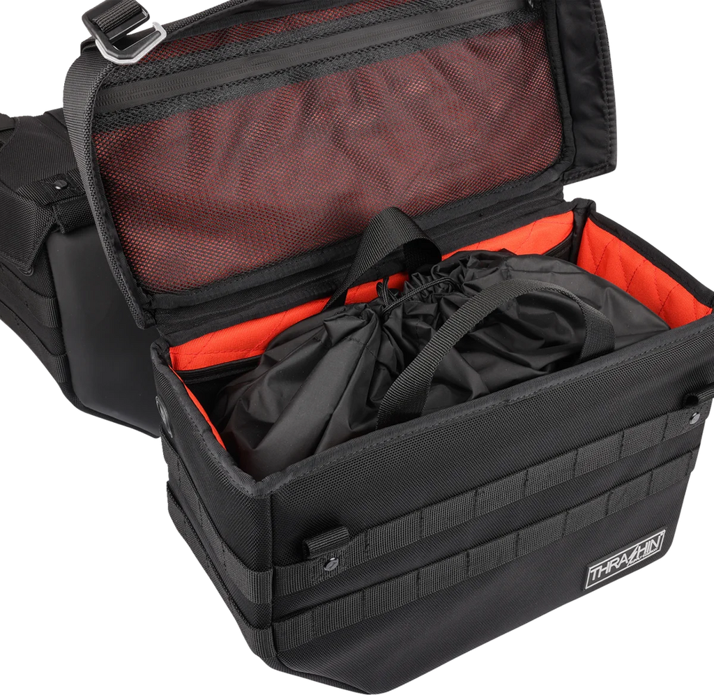 Thrashin Supply Co. Expedition Saddlebags - Black - Additional View 5