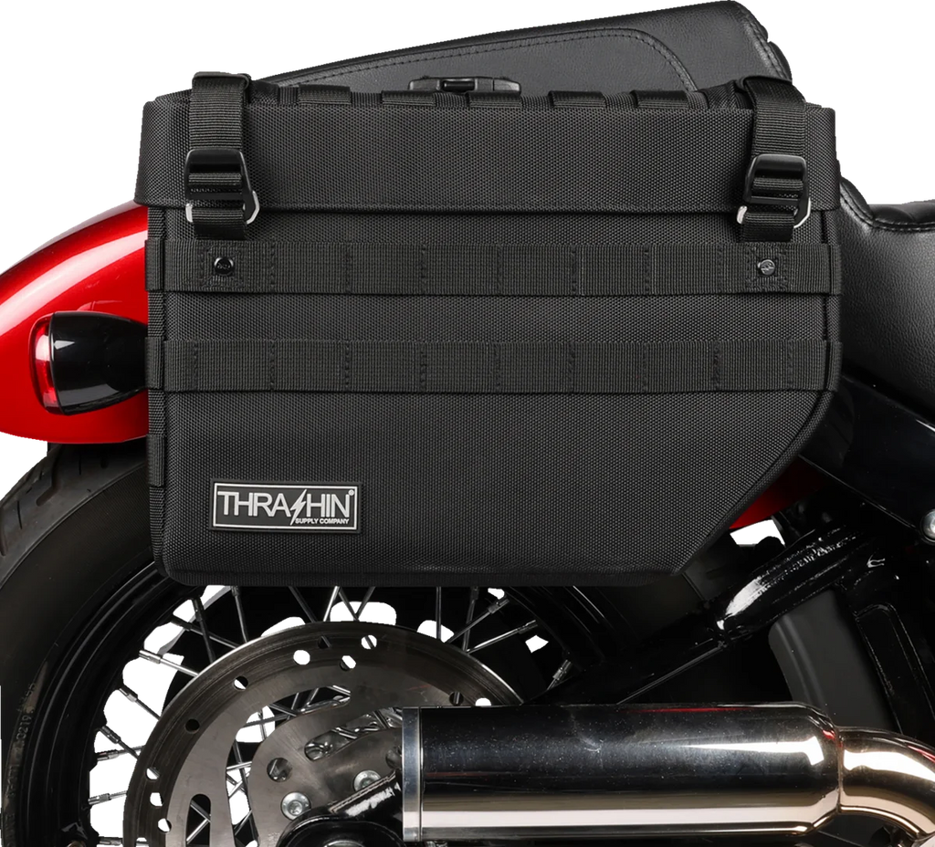 Thrashin Supply Co. Expedition Saddlebags - Black - Additional View 8