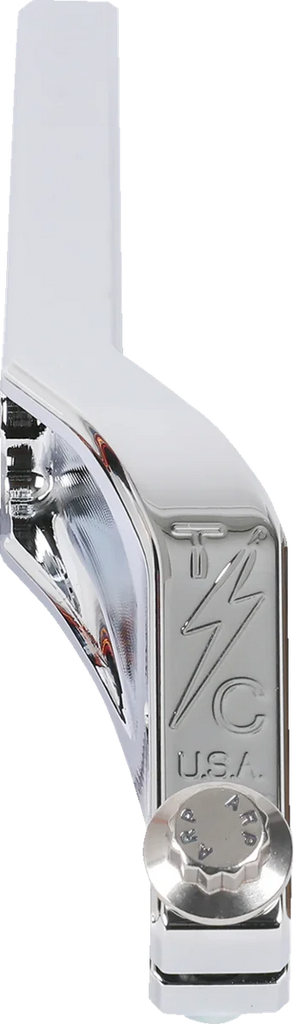 Thrashin Supply Co. Extended Shift Arm - Chrome - Side View