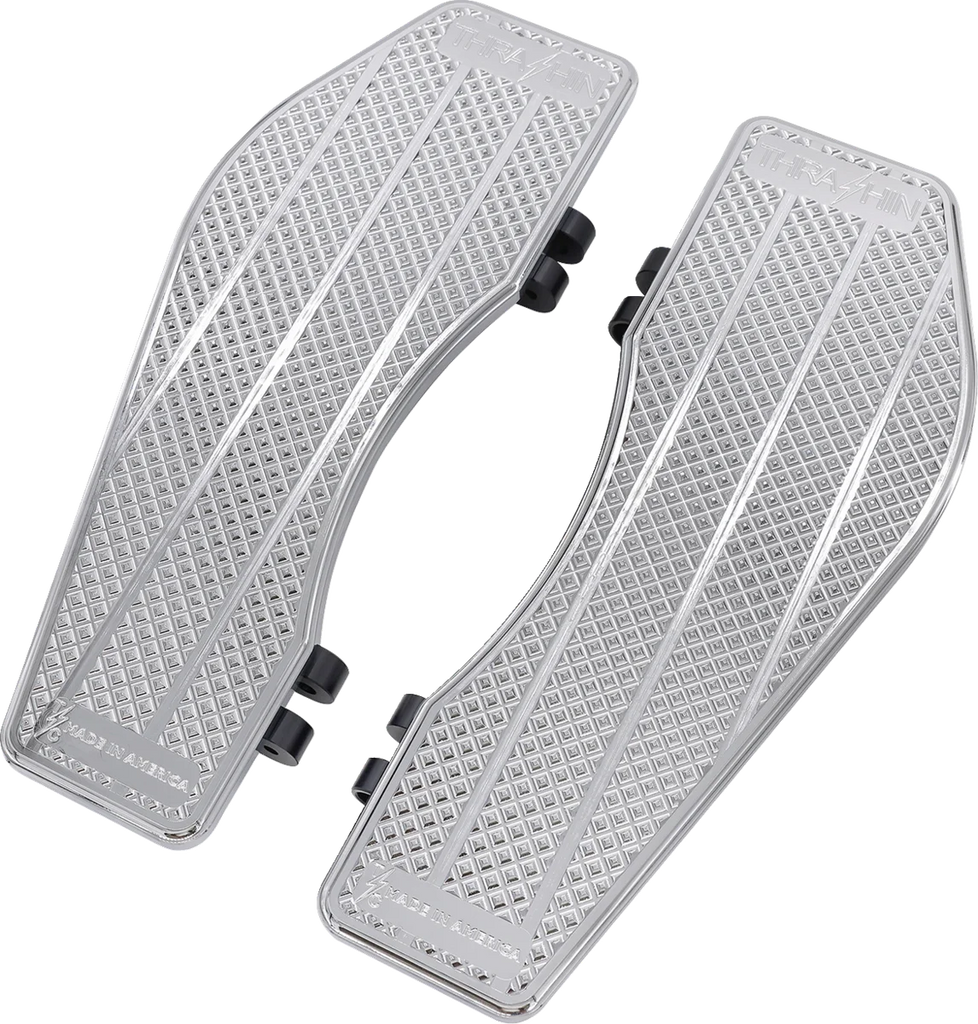 Thrashin Supply Co. Floorboards - Passenger - Chrome - Main Product View
