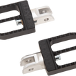 Load image into Gallery viewer, Thrashin Supply Co. Front Militant Footpegs - Black - Softail - Main Product View