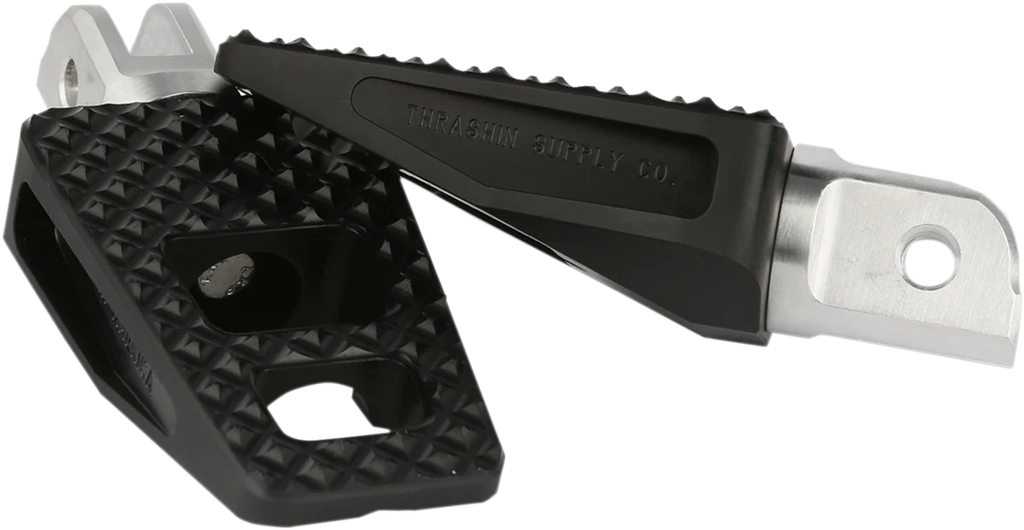 Thrashin Supply Co. Front P-54 Footpegs - Black - Softail - Main Product View