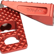 Load image into Gallery viewer, Thrashin Supply Co. Front P-54 Slim Footpegs - Black - Installation View