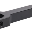 Load image into Gallery viewer, Thrashin Supply Co. Front extention gauge relocation mount - Black - Main Product View