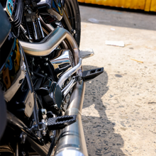 Load image into Gallery viewer, Thrashin Supply Co. Front/Rear P-54 Footpegs - Black - 2.25" - Side View