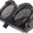 Load image into Gallery viewer, Thrashin Supply Co. Gauge Relocation Kit - Black - Side View
