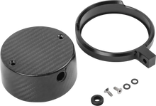 Load image into Gallery viewer, Thrashin Supply Co. Gauge Relocation Kit - Black - Installation View