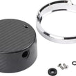 Load image into Gallery viewer, Thrashin Supply Co. Gauge Relocation Kit - Chrome - Side View