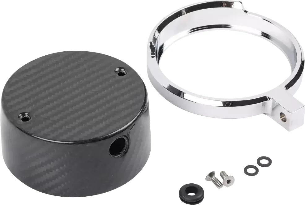 Thrashin Supply Co. Gauge Relocation Kit - Chrome - Side View
