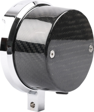 Load image into Gallery viewer, Thrashin Supply Co. Gauge Relocation Kit - Chrome - Installation View
