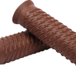 Load image into Gallery viewer, Thrashin Supply Co. Grips - Bolt - Brown - Main Product View