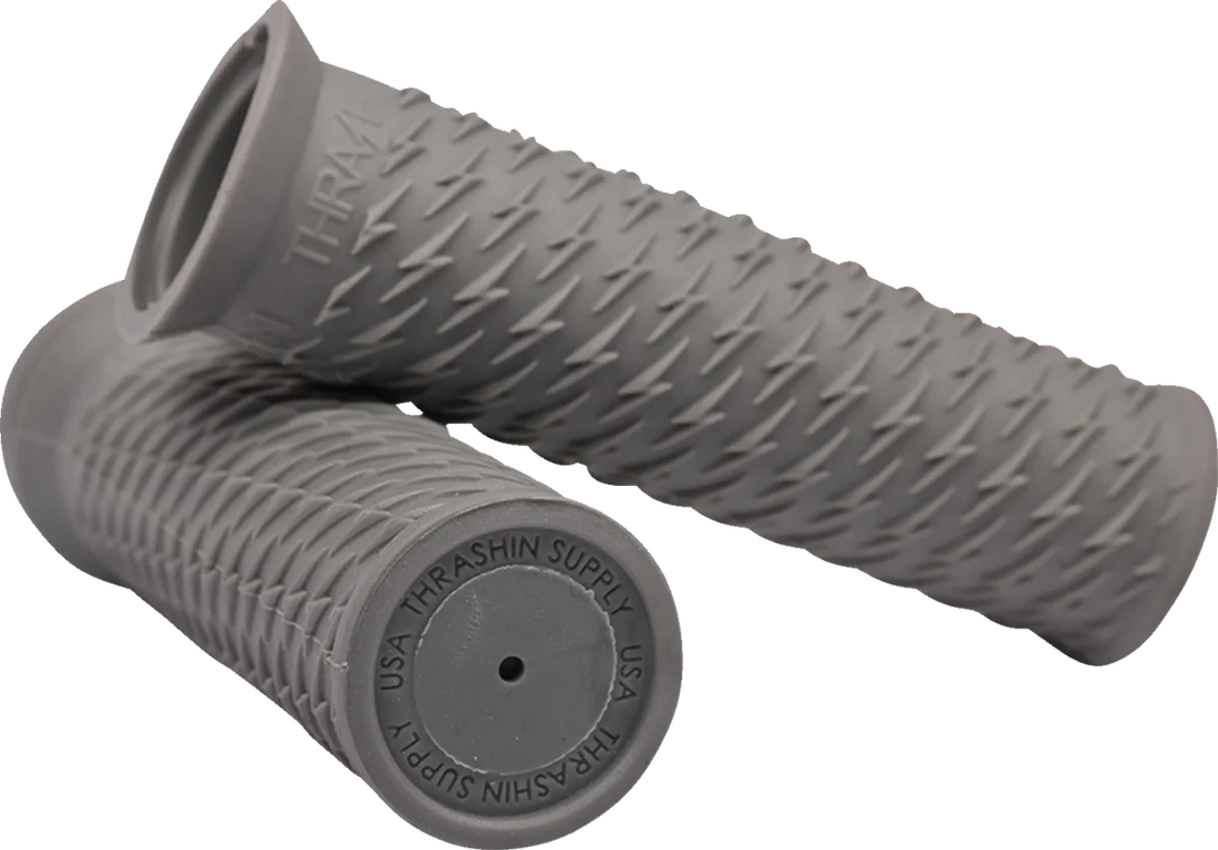 Thrashin Supply Co. Grips - Bolt - Gray - Side View