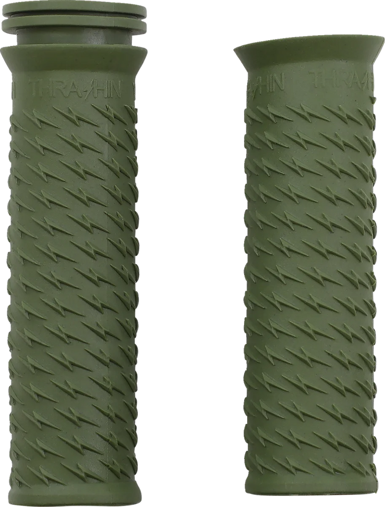 Thrashin Supply Co. Grips - Bolt - Green - Back View