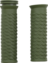 Load image into Gallery viewer, Thrashin Supply Co. Grips - Bolt - Green - Back View