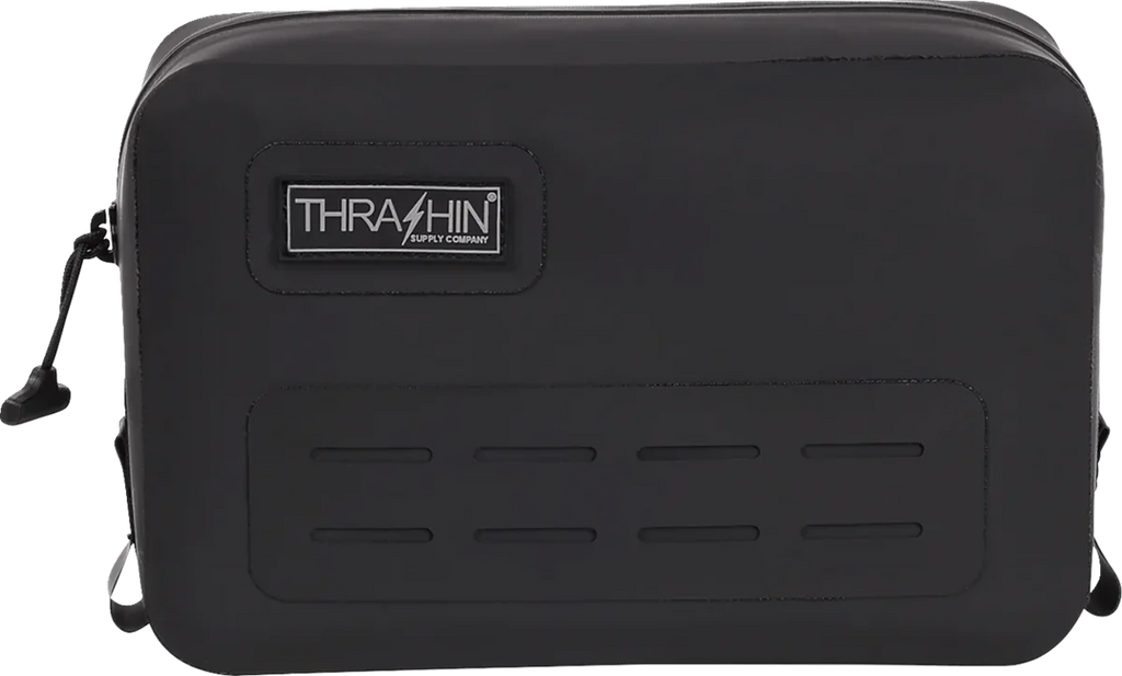 Thrashin Supply Co. Handlebar Bag - Black - Waterproof - Main Product View