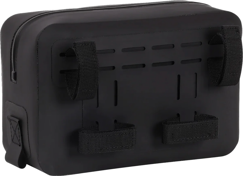 Thrashin Supply Co. Handlebar Bag - Black - Waterproof - Side View