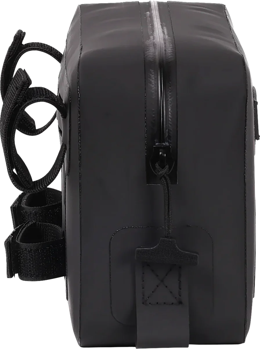 Thrashin Supply Co. Handlebar Bag - Black - Waterproof - Back View